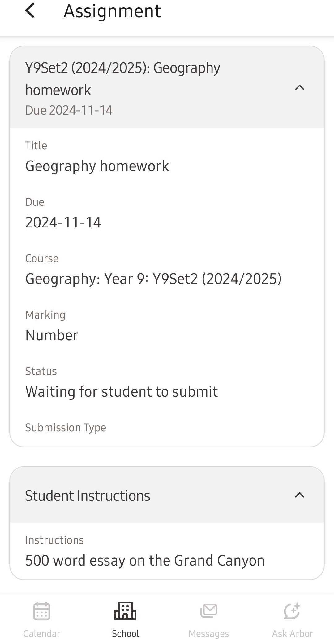 Logging Into and using the Student App – Arbor Help Centre