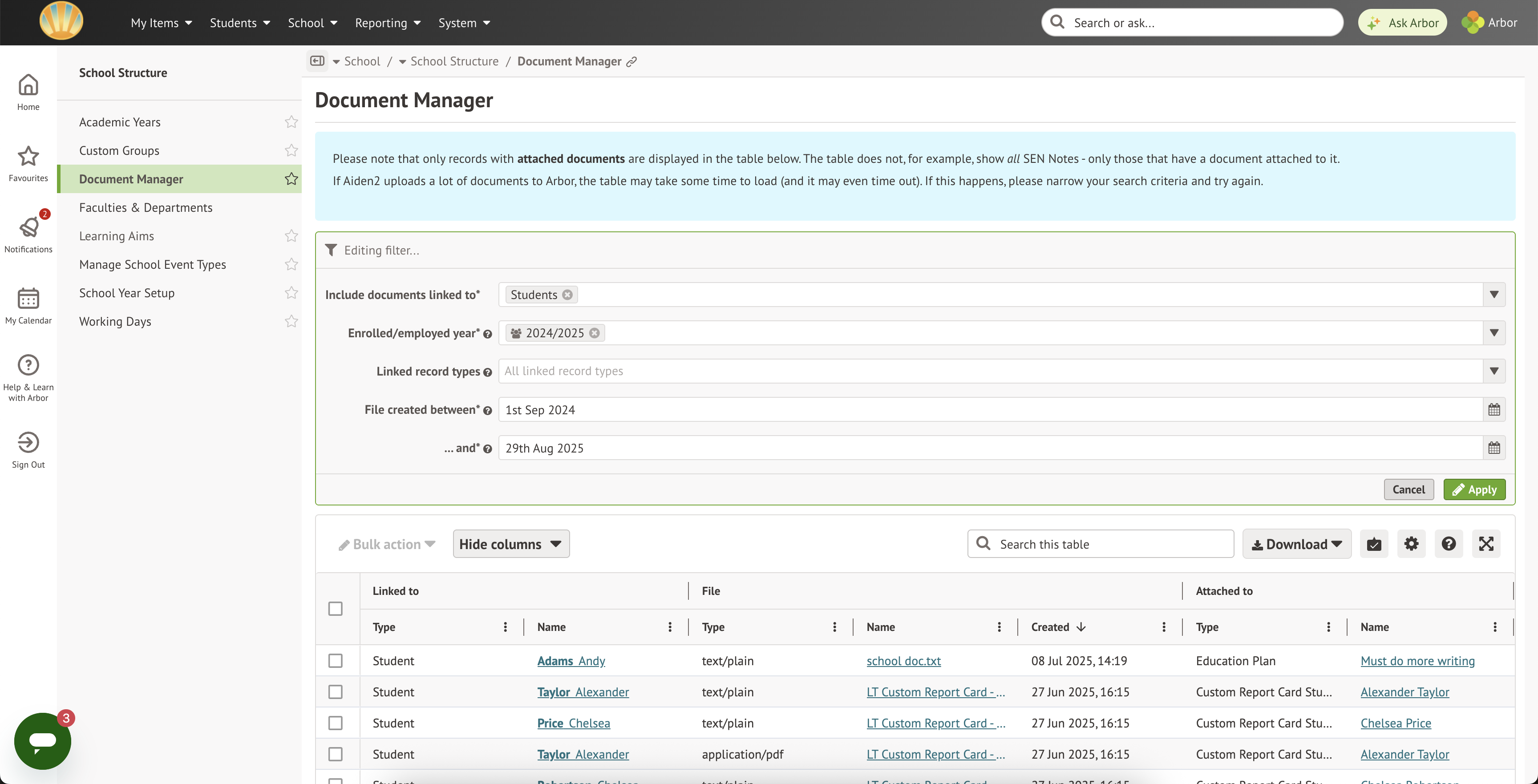 Document Manager (Central including filters).png