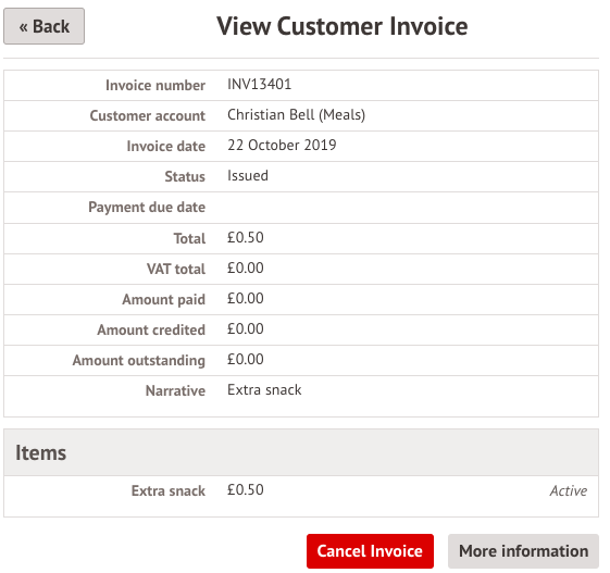 creating invoices in zuora