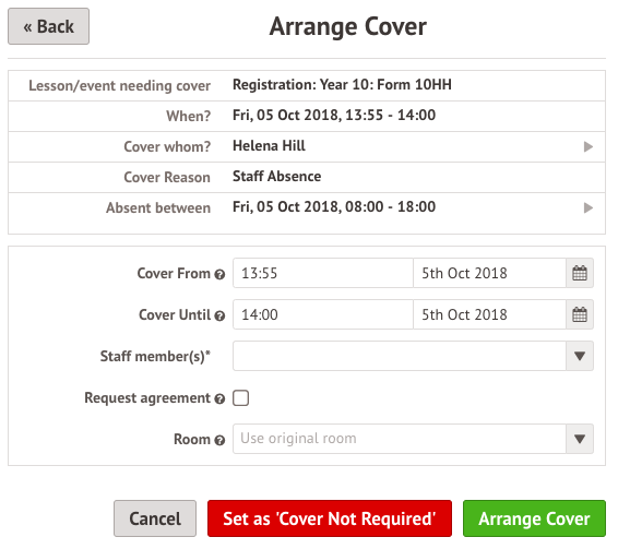 The Staff Profile Arbor Help Centre