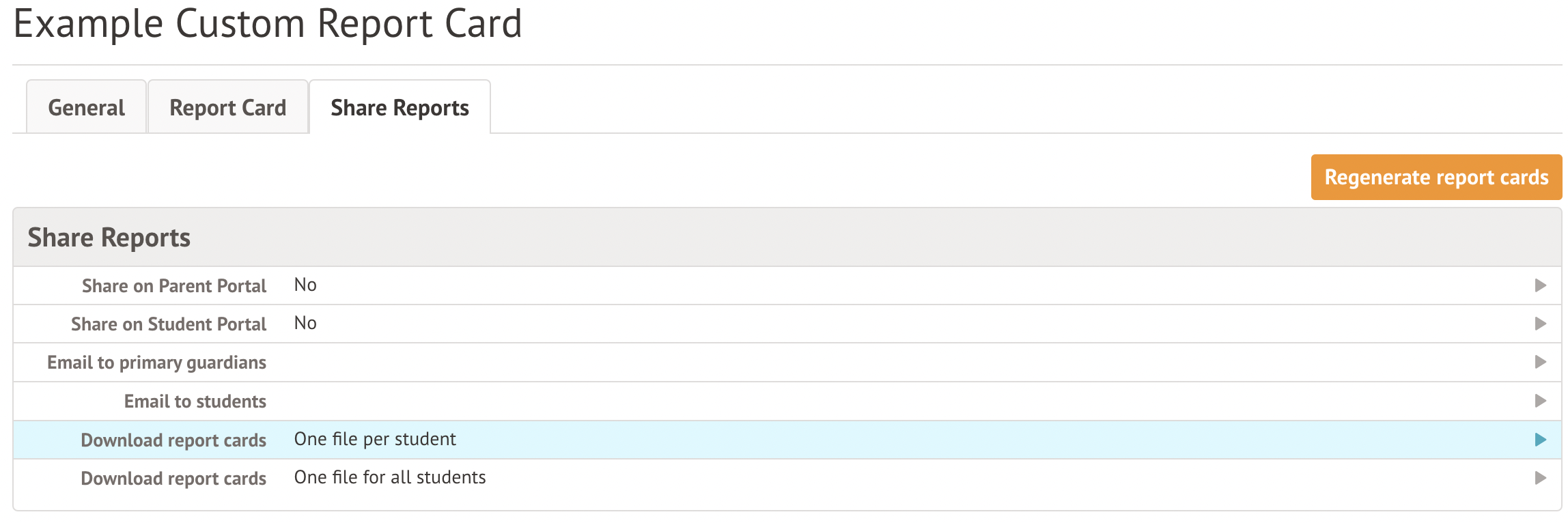 Create and send out Custom Report Cards Arbor Help Centre